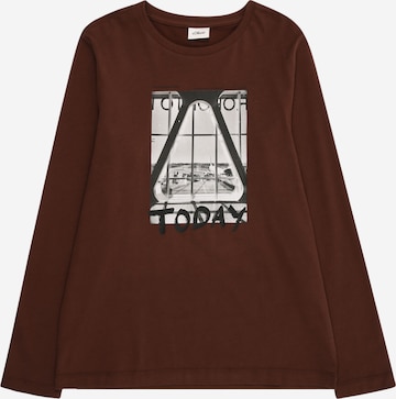 brūns s.Oliver T-Krekls: no priekšpuses