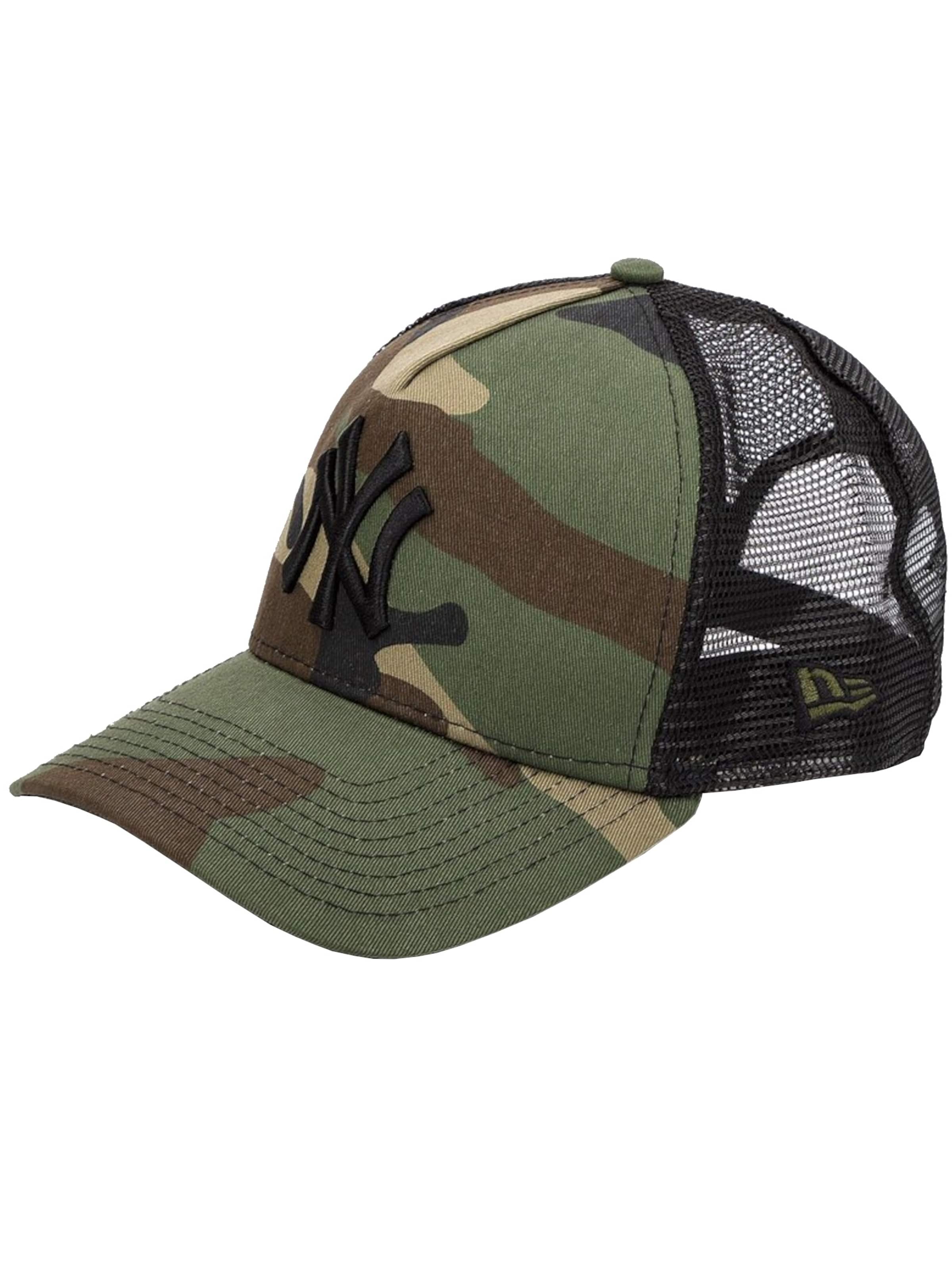 NEW ERA Cap 'New Era Clean Trucker New York Yankees MLB Cap' in Green: front