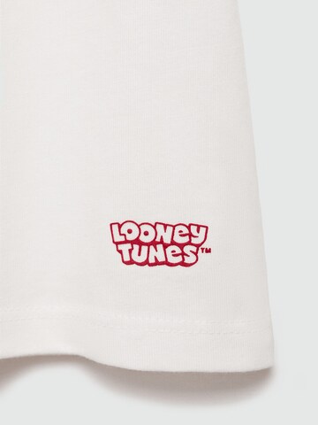 Tricou 'FOOTLT' de la MANGO KIDS pe bej