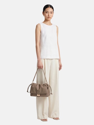 Borsa a mano 'Borsa a mano donna Kassandra Matelot - Poliestere chiusura zip' di Kassandra in beige