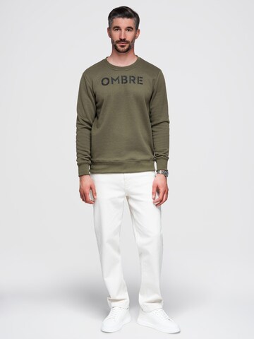 Ombre Sweatshirt i grön