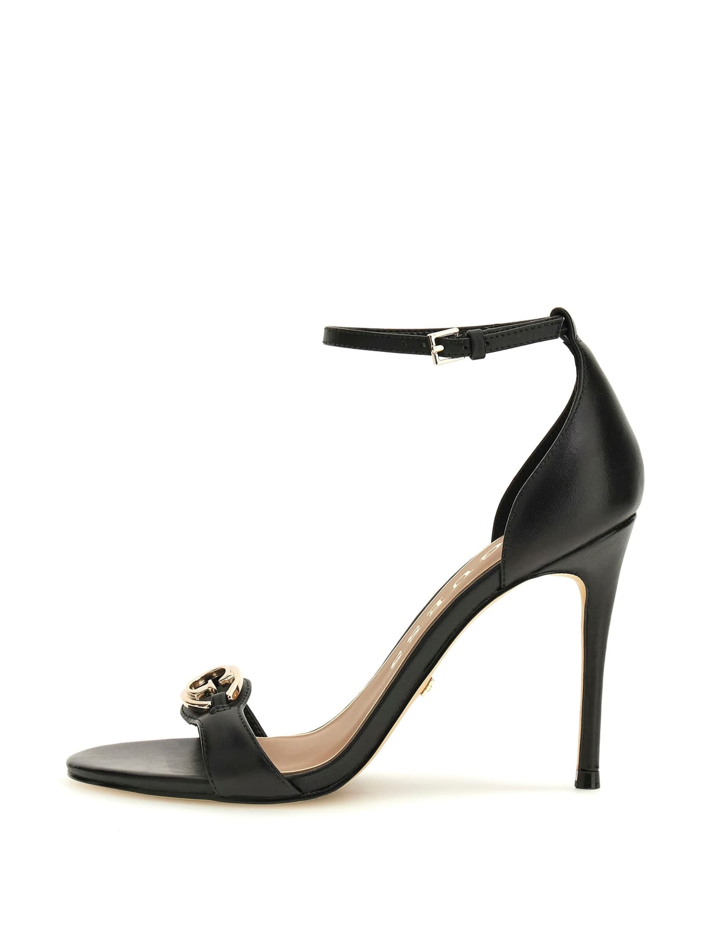 GUESS Riemensandale 'Kabrina' in Schwarz: Vorderseite