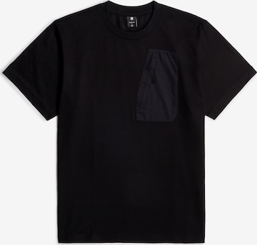 G-STAR Shirt 'Outdoor' in Black: front