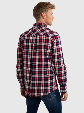 BIG STAR Regular fit Button Up Shirt 'CZERIS' in Red