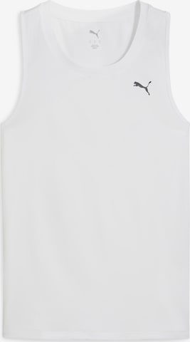 PUMA Sporttop 'Tas Essentials' in Wit: voorkant