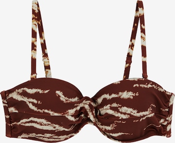 raudona WE Fashion Bandeau Bikinio viršutinė dalis: priekis