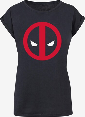 ABSOLUTE CULT T-Shirt 'Deadpool' in Blau: predná strana