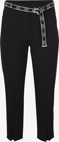 Rock Your Curves by Angelina K. Regular Pants in Black: front