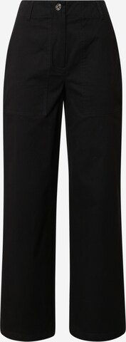 LENI KLUM x ABOUT YOU Loose fit Pants 'Hailey' in Black: front