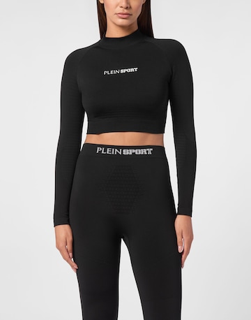 Plein Sport - Top deportivo en negro: frente