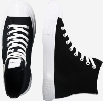 Karl Lagerfeld حذاء رياضي برقبة 'KAMPUS III' بلون أسود