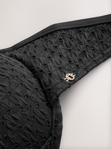 Next T-Shirt Bikinitop in Schwarz