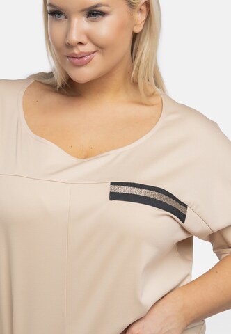 Karko Bluse ' TEYA ' i beige