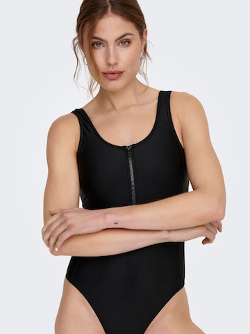 Bustier Maillot de bain sport ONLY PLAY en noir