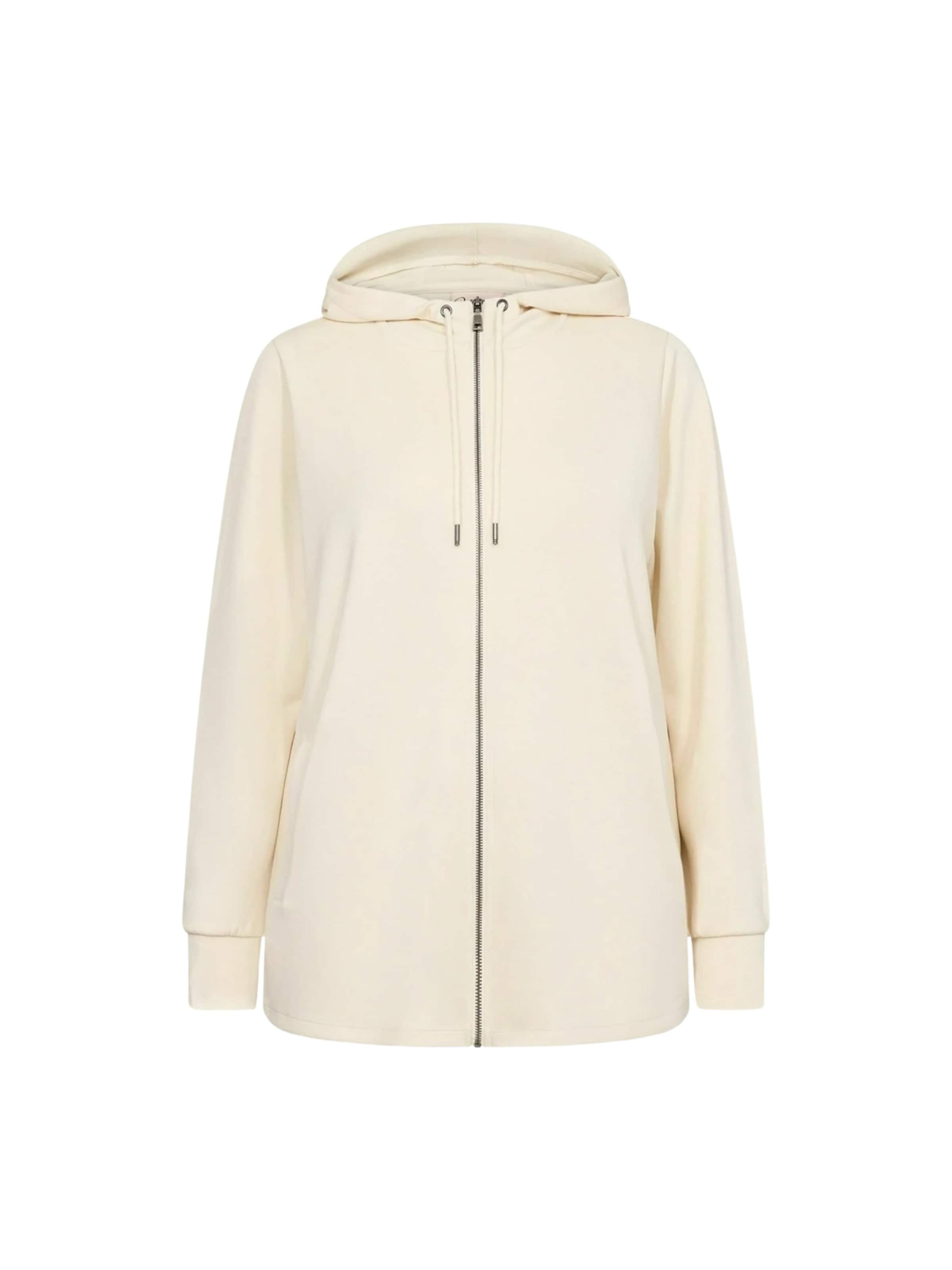 Veste de survêtement 'Sabina' Wasabi Concept en beige : devant