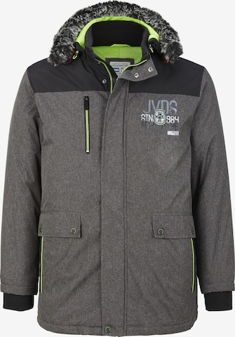 Jan Vanderstorm Winter Jacket ' Malkolm ' in Grey: front