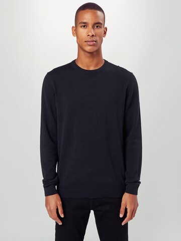 Coupe regular Pull-over 'Alex' Only & Sons en noir : devant