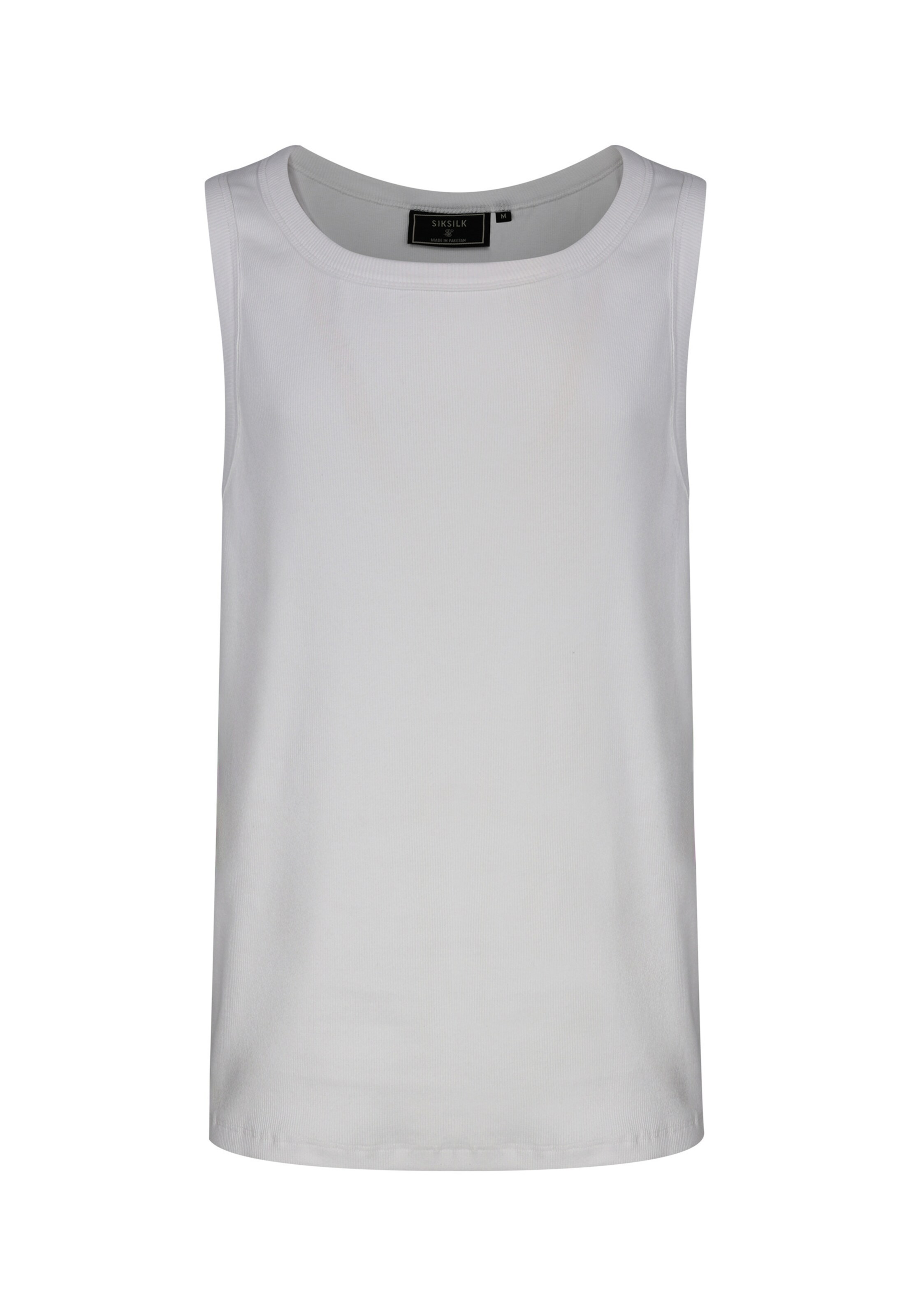 SikSilk - Camisa funcionais em branco: frente