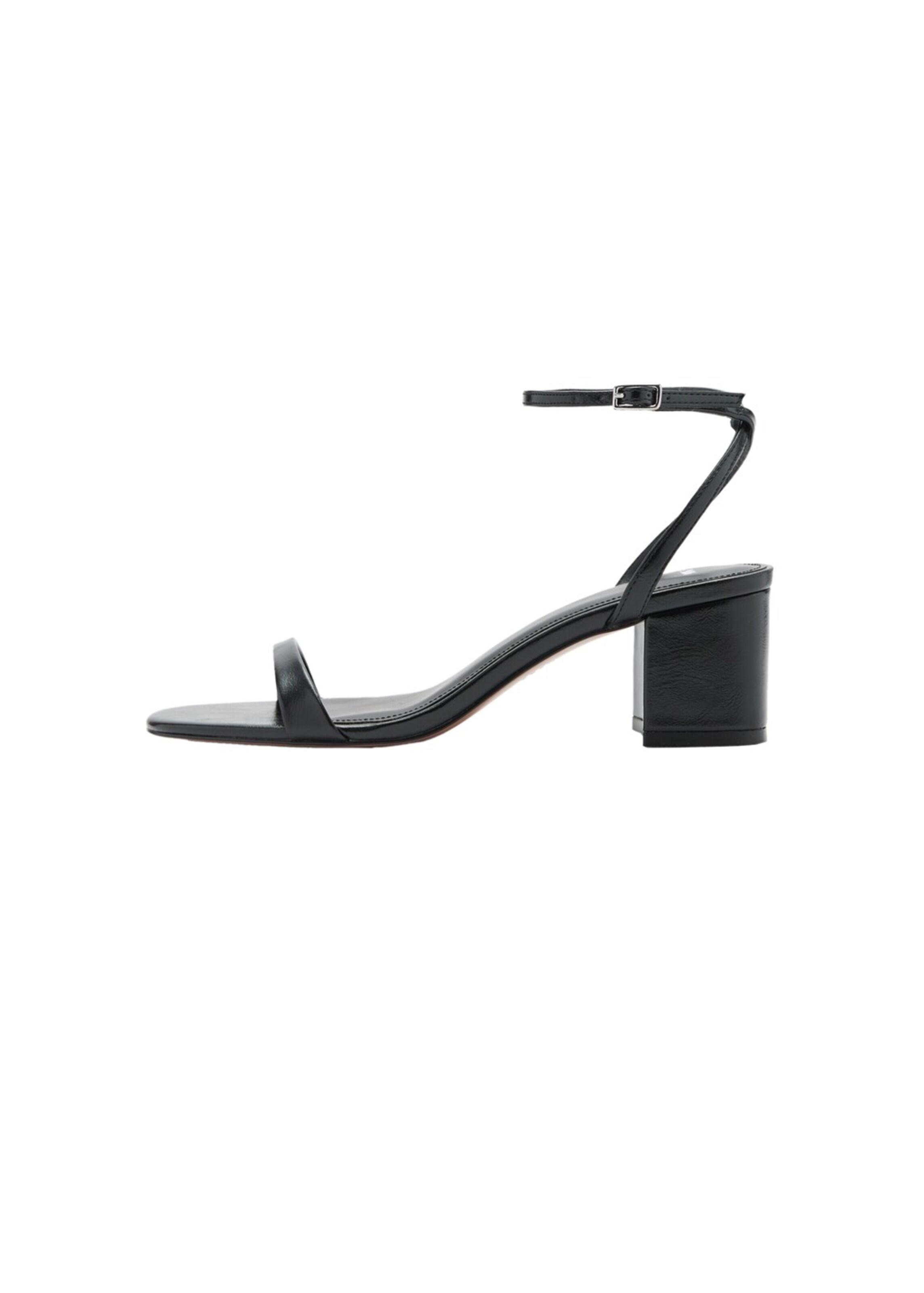 MANGO Strap Sandals 'Tica' in Black: front