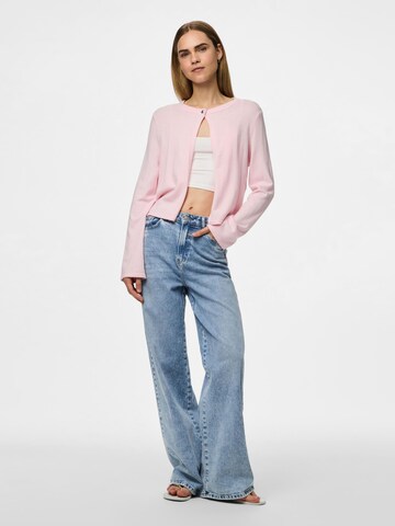 PIECES Knit cardigan 'PCOrina' in Pink