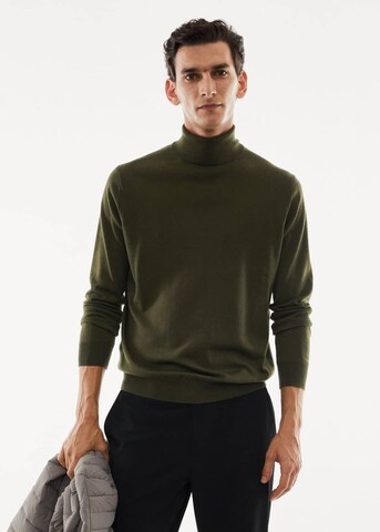 MANGO MAN Sweater 'Willyt' in Green: front