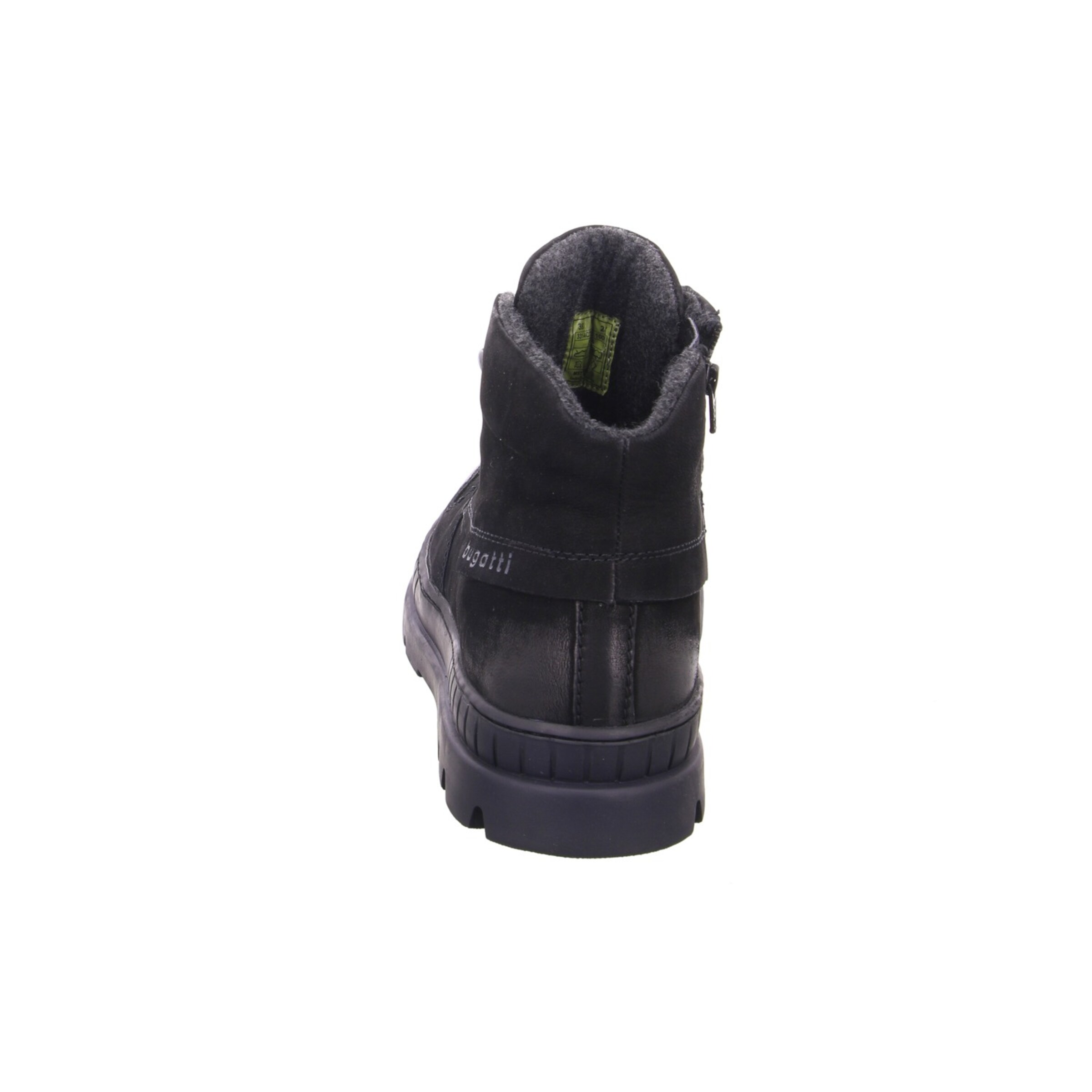 bugatti Schnürboots in Schwarz