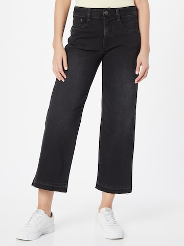 Herrlicher Wide Leg Jeans 'Gila Sailor' in Schwarz: predná strana