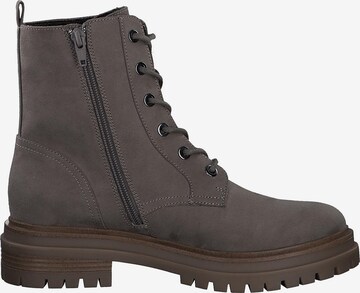 s.Oliver Lace-Up Ankle Boots in Grey