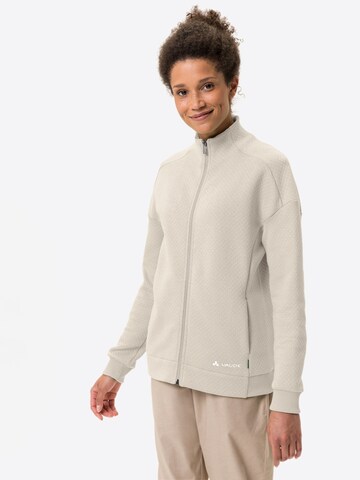 VAUDE Outdoorjacke in Beige: Vorderseite