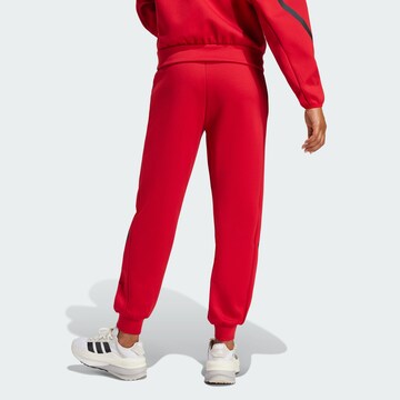 Effilé Pantalon de sport 'Z.N.E.' ADIDAS SPORTSWEAR en rouge