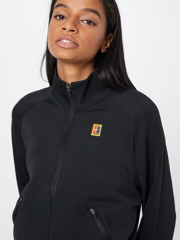 NIKE Sportsweatjacke in Schwarz