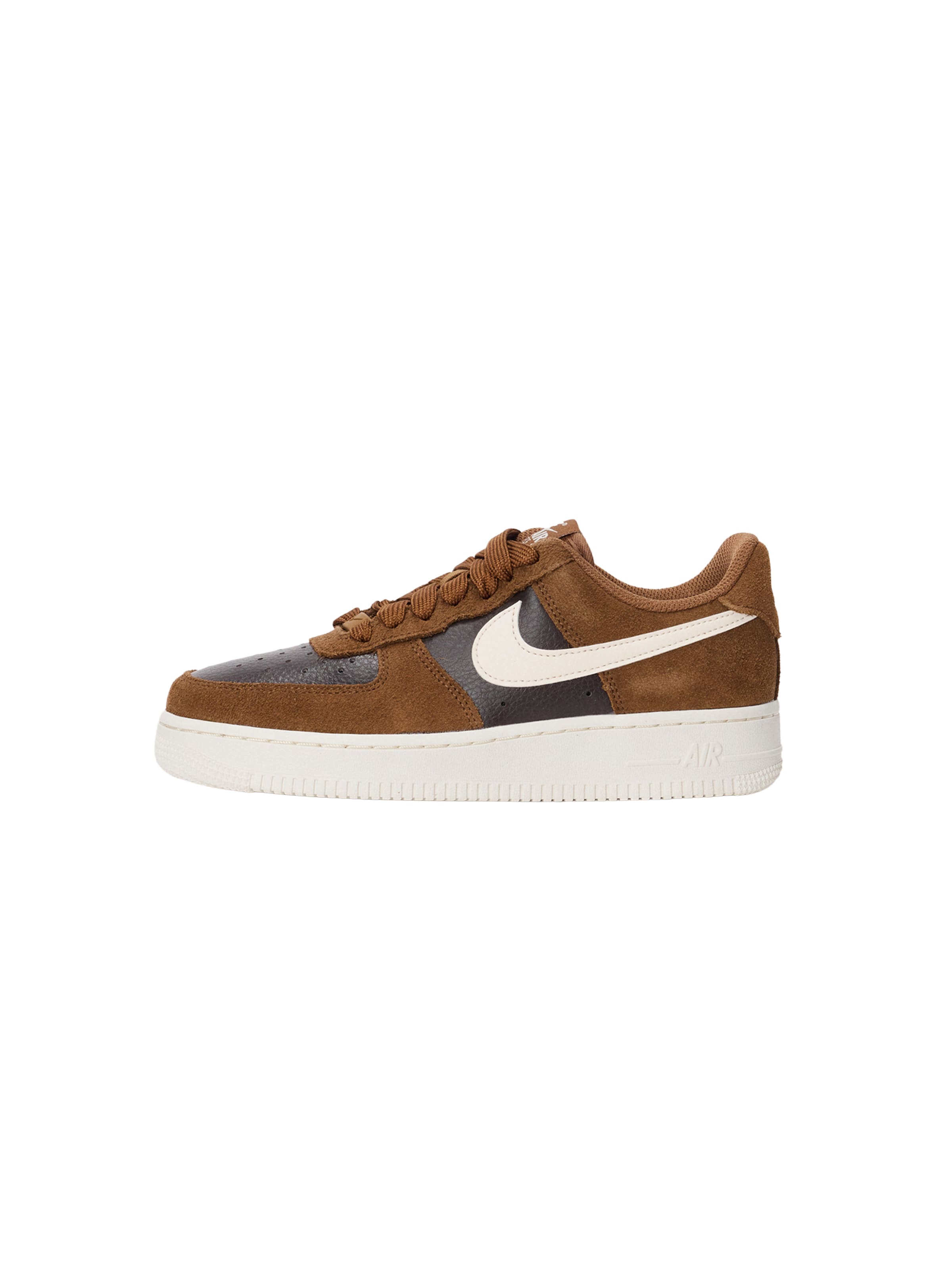 Nike Sportswear Nizke superge 'AIR FORCE 1 '07'' | rjava barva: sprednja stran