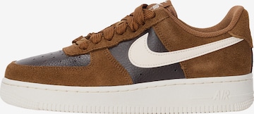 ruda Nike Sportswear Sportbačiai be auliuko 'AIR FORCE 1 '07'': priekis