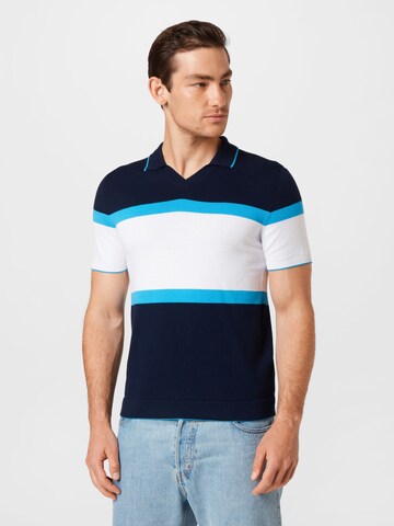 UNITED COLORS OF BENETTON Poloshirt in Blau: predná strana