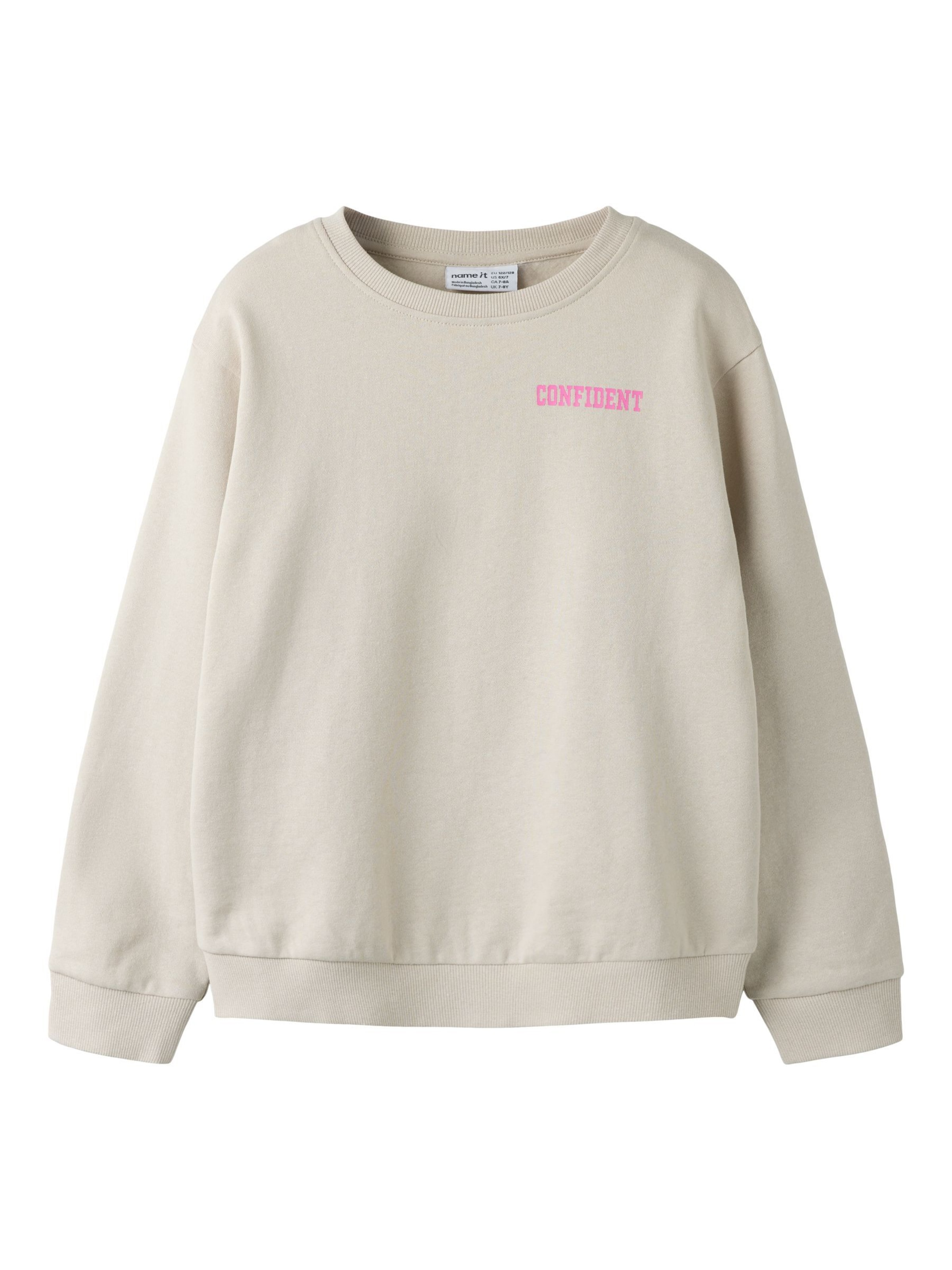 NAME IT - Sudadera en beige: frente