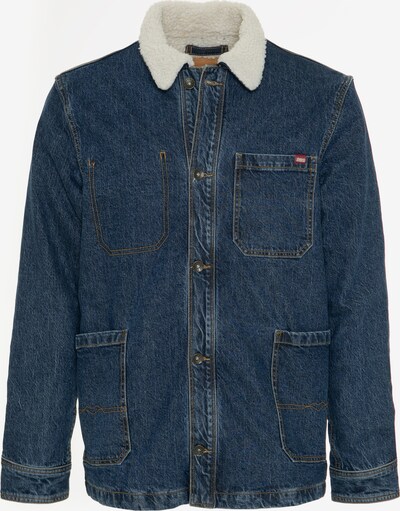 BIG STAR Tussenjas in de kleur Blauw denim / Wit, Productweergave