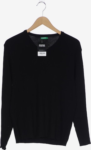 UNITED COLORS OF BENETTON Sweater & Cardigan in L in Black: front