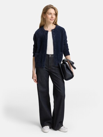 TOM TAILOR Gebreid vest in Blauw