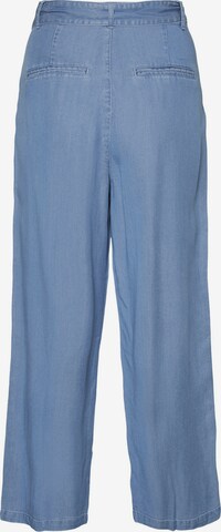 Vero Moda Curve Loose fit Pleat-Front Pants 'Mia' in Blue