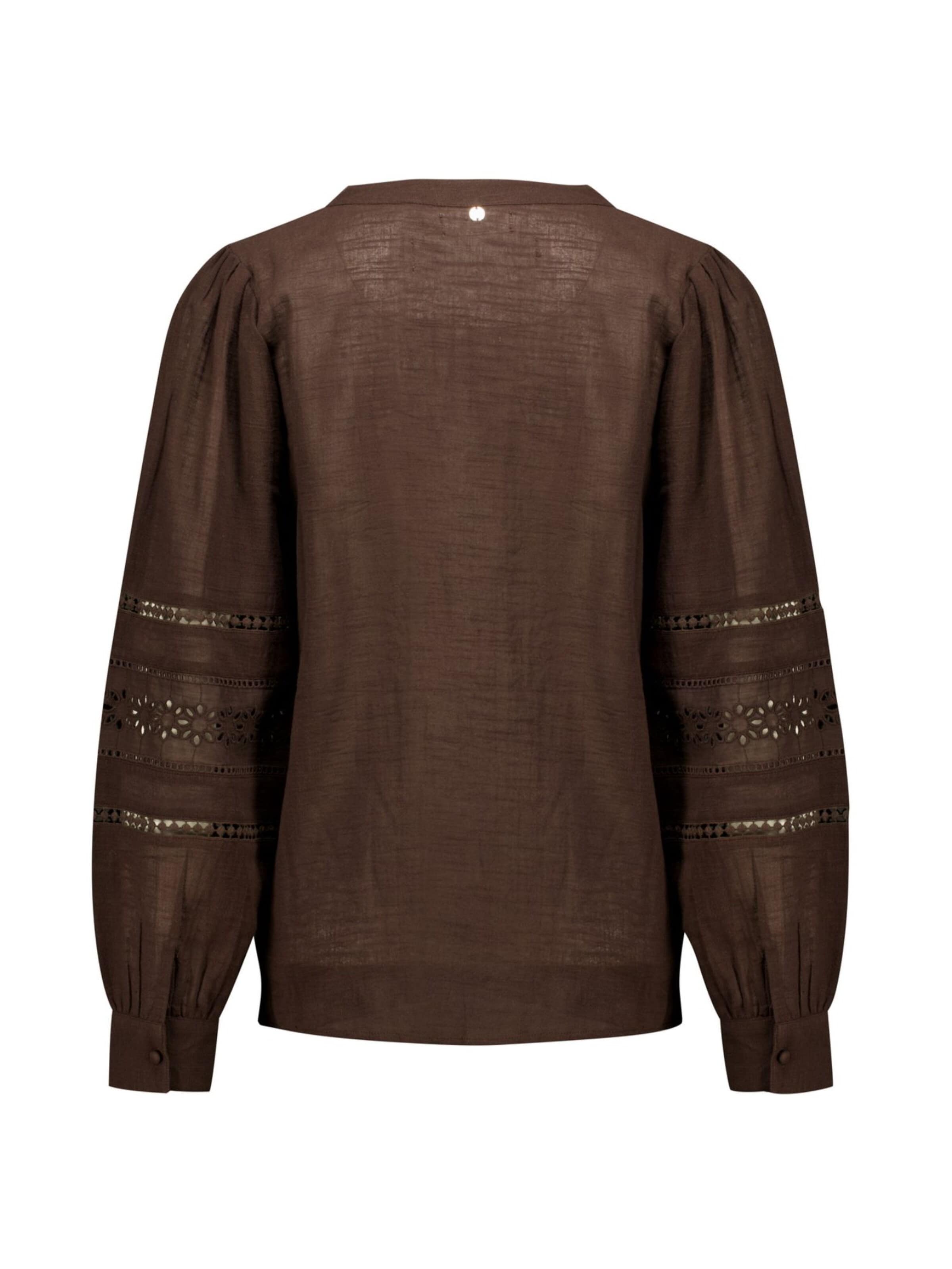 Deeluxe Bluse in Braun