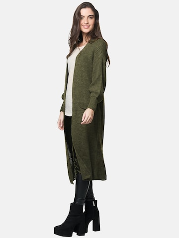 Elara Gebreide mantel in Groen