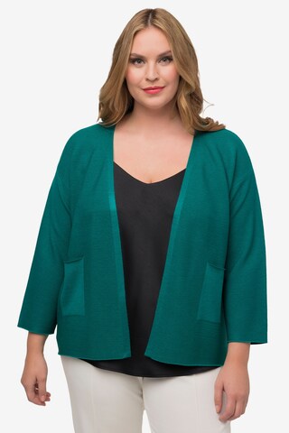 Cardigan Ulla Popken en vert : devant