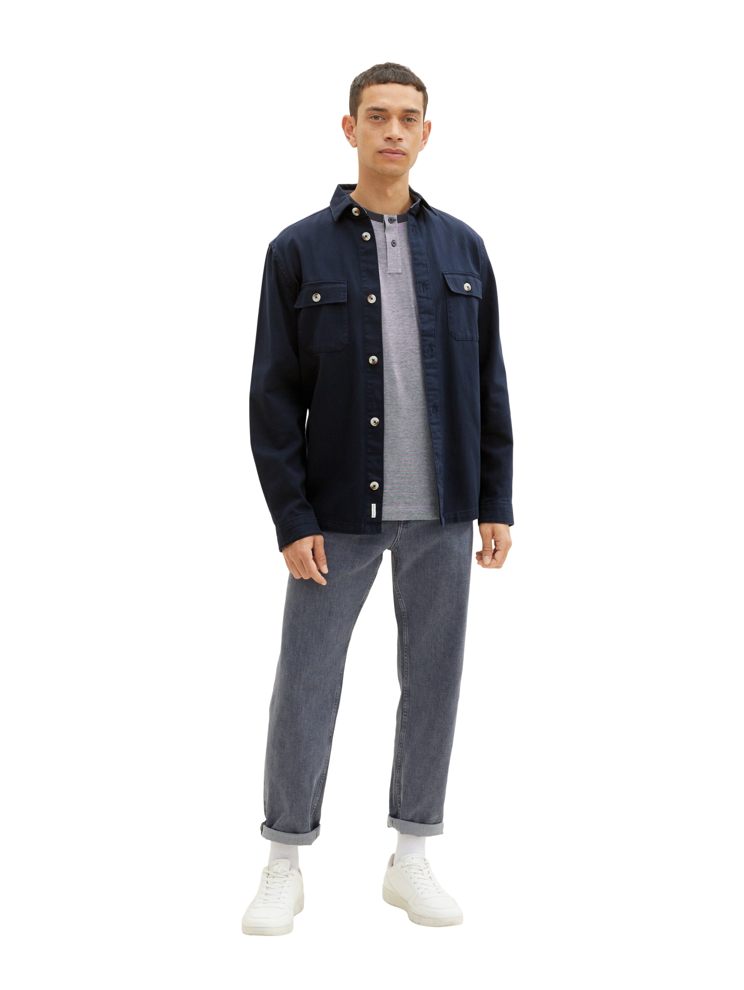 TOM TAILOR Shirt in Blauw