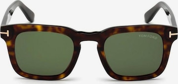 Lunettes de soleil Tom Ford en marron : devant