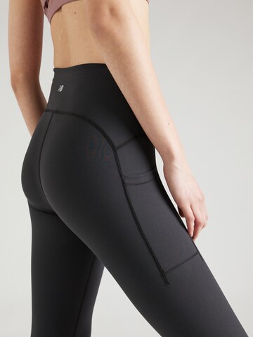 new balance Skinny Sportovní kalhoty 'Essentials' – černá