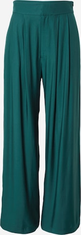 Ted Baker Wide leg Bandplooibroek 'Krissi' in Groen: voorkant