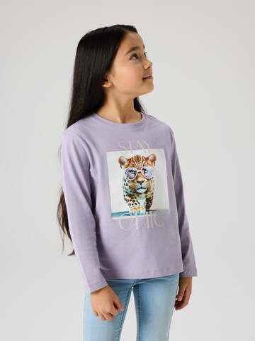 NAME IT - Camiseta 'NKFVOTEA' en lila: frente