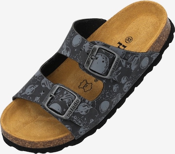 Palado Slippers 'Kids Korfu B Print' in Grey: front