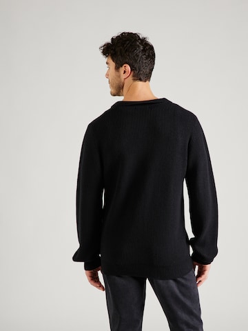 ABOUT YOU x Jaime Lorente Sweater 'Dominic' in Black