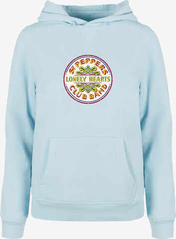 Merchcode Sweatshirt 'Beatles - St Peppers Lonely Hearts' in Blauw: voorkant